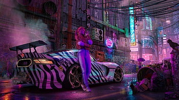 Alt Cunningham Cyberpunk City 2022 Art Cyberpunk 2077 HD wallpaper