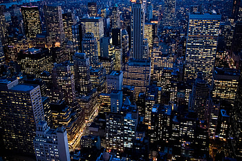 New York at Night, Startup Guesty, Illegal Airbnb bookings, Wired HD wallpaper