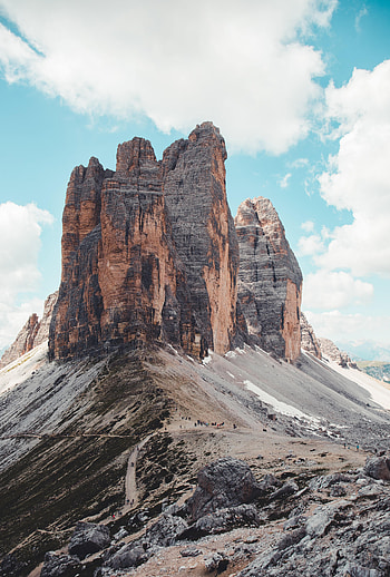 Nature, Sky, Mountains, Rock, Vertex, Top, Stone HD phone wallpaper