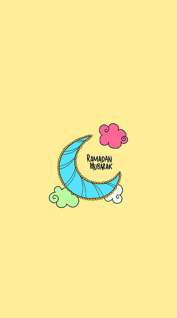 Ramadan Mubarak, Moon HD phone wallpaper