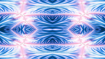Trippy Psychedelic Fractal, trippy, psychedelic, aesthetic, blue, Abstract, fractal, abstract blue HD wallpaper