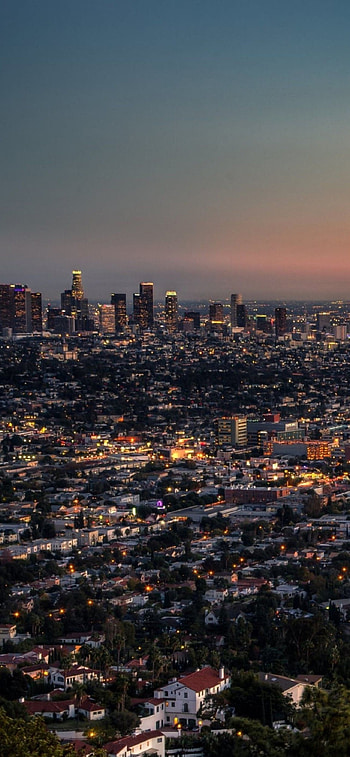 Los Angeles Skyline, , LA vibes HD phone wallpaper