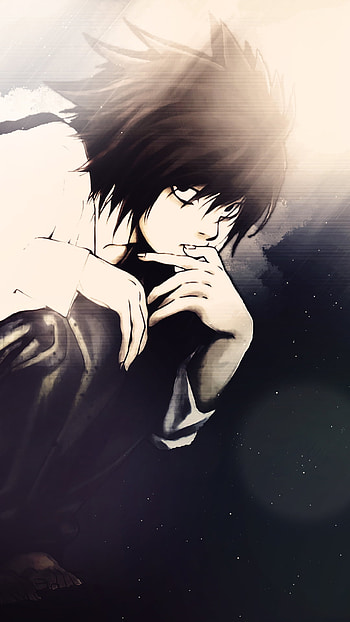L in the Shadows — Death Note, Anime, Death Note HD phone wallpaper