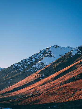Landscape, Nature, Mountains, Snow, Slopes HD phone wallpaper