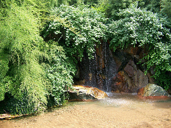 waterfall, small HD wallpaper