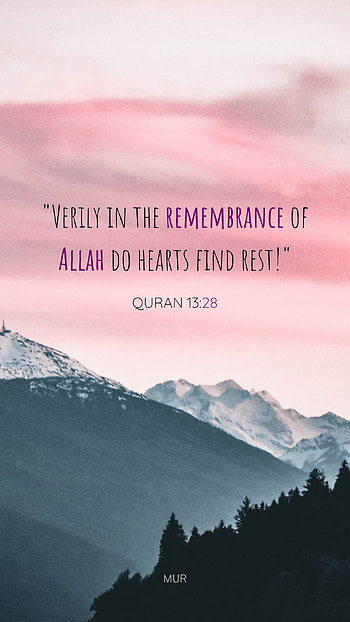 Allah, mountains, islamic, quote, Islam, Quran, mur, verse, Muslim HD phone wallpaper