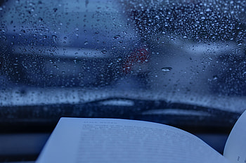 Drops, Miscellanea, Miscellaneous, Glass, Window, Book, Paper HD wallpaper