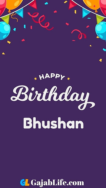 B Name, Bhushan, happy birtay HD phone wallpaper