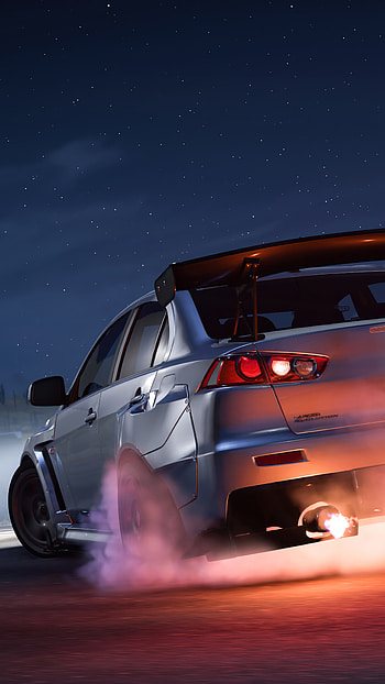 Drift Forza Horizon 5, Lancer Evo HD phone wallpaper
