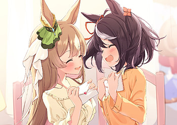 Kitasan Black & Satono Diamond, Satono Diamond, Kitasan Black, Anime, Uma Musume: Pretty Derby HD wallpaper
