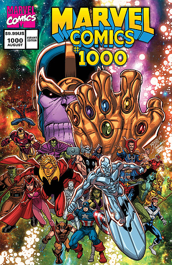 marvel thanos, wolverine, avengers, comics, silver surfer, scarlet witch HD phone wallpaper