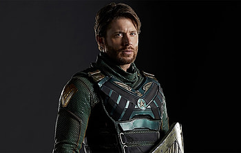 Soldier Boy (The Boys), Jensen Ackles in supersuit, Exciting costume reveal, Superhuman powers HD wallpaper