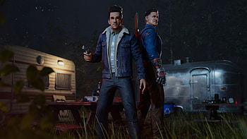 Bruce Campbell as Ash Williams, as well as Dana DeLorenzo as Kelly Maxwell and Ray Santiago as Pablo Simon Bolivar Evil Dead HD wallpaper