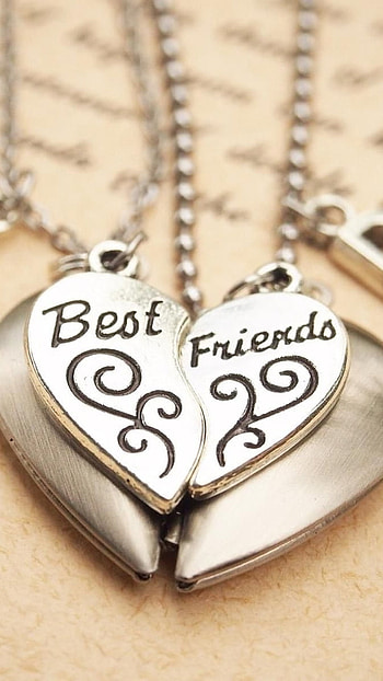 Best Friends, Heart Locket HD phone wallpaper