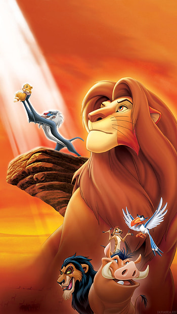 Lion King, Simba, Cartoon HD phone wallpaper