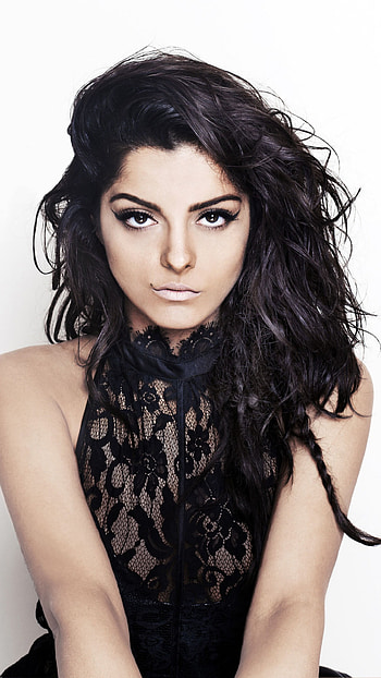 Love her!, long hair, dress, brown eyes, black hair, singer, music HD phone wallpaper