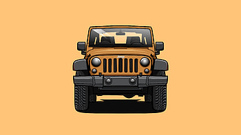 Jeep Artwork, jeep, minimalism, minimalist, artwork, artist, art, cars HD wallpaper