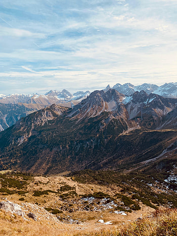 Mountains, Landscape, Nature, Clouds, Austria, Alps HD phone wallpaper