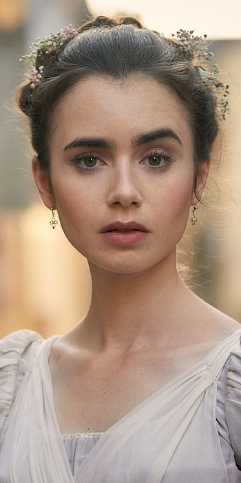 Lily Collins in Les Miserables, TV series , Style and beauty, Mesmerizing HD phone wallpaper