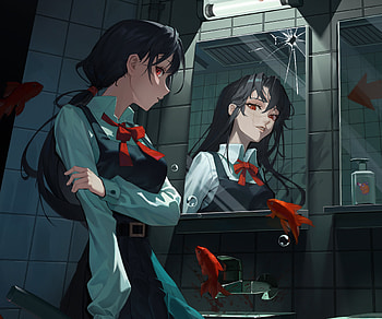Asa Mitaka, Asa Mitaka, Anime, Chainsaw Man HD wallpaper