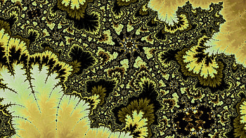 Trippy Psychedelic Fractal, trippy, psychedelic, trance, yellow, black, Abstract, fractal, abstract black HD wallpaper