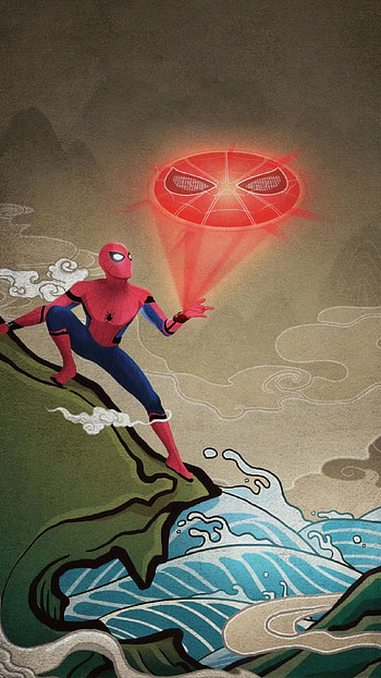 Spider-Man: Far from Home (2022) movie HD phone wallpaper