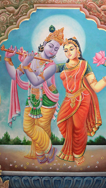 Radha Krishna , Creative, Art HD phone wallpaper