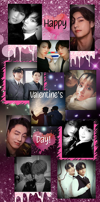 BTS - Taekook, Jungkook, Taehyung, ValentinesDay HD phone wallpaper