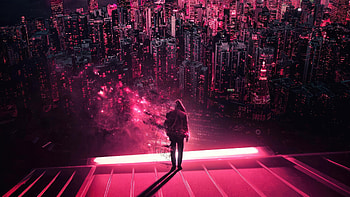 Entered The Imaginaton, hoodie, alone, artist, artwork, digital-art HD wallpaper