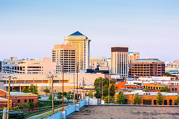Montgomery Alabama skyline, Conservation windows HD wallpaper