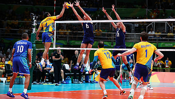 Block, Volleyball HD wallpaper