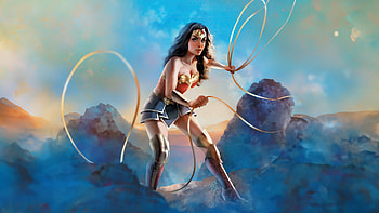 Wonder Woman Mythical Warrior, wonder-woman, superheroes, artwork, digital-art HD wallpaper