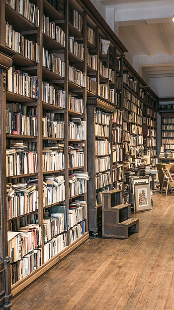Man-Made, Library, Study, Interior HD phone wallpaper