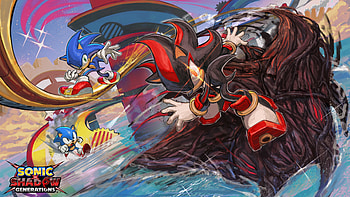 Sonic & Shadow Clash: Sonic Generations, Sonic the Hedgehog, Sonic Generations, Sonic X Shadow Generations, Shadow the Hedgehog HD wallpaper