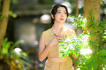 asian, woman HD wallpaper