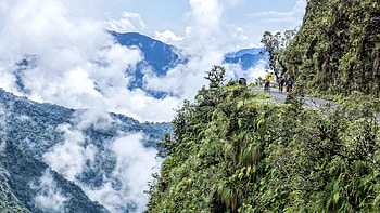 Bolivia, Death Road, Mountain Biking, Thrill HD wallpaper