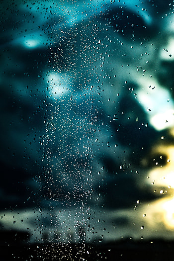 Drops, Macro, Wet, Surface, Glass, Humid HD phone wallpaper