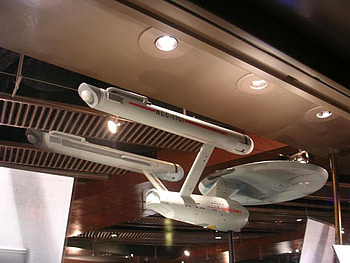 The Enterprise at The Star Trek Experience Las Vegas, las vegas, experience, enterprise, star trek, hilton HD wallpaper