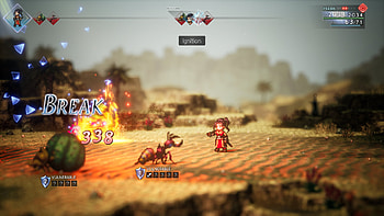 Octopath Traveler II - Intense Battle Scene, video game, Octopath Traveler II HD wallpaper