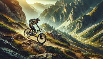 Thrilling Mountain Biking Adventure, mountain biking, adventure, nature HD wallpaper