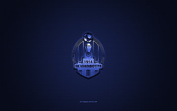 NK Lokomotiva Zagreb, Croatian football club, blue logo, blue carbon fiber background, Prva HNL, football, Zagreb, Croatia, NK Lokomotiva Zagreb logo HD wallpaper