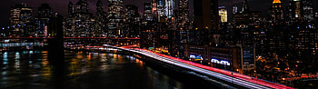 New York at Night, night cityscape, City lights, Timelapse HD wallpaper