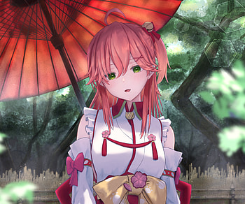 Sakura Miko, hololive, Sakura Miko, Anime, Virtual Youtuber HD wallpaper