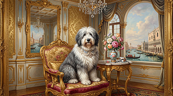 Regal Sheepdog — HD wallpaper