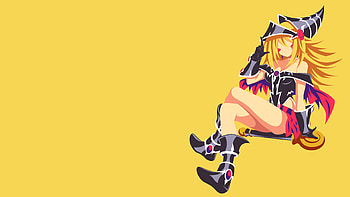 ... YuGiOh - Dark Magician Girl minimalism by Carionto HD wallpaper