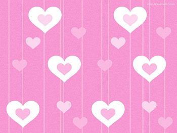 Pink cute hearts, hearts, love HD wallpaper