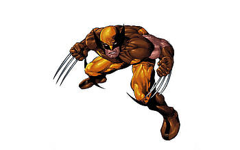 Wolverine, x-men, minimal, marvel comics, superhero HD wallpaper