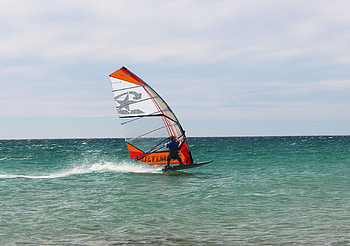 Sailloft Hamburg, Windsurfing HD wallpaper