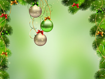 ORNAMENTS, BOWS, LIGHTS, BRANCHES HD wallpaper