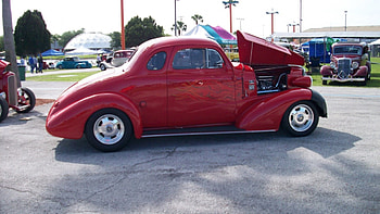 Ford Willys, Flames, Hotrod, Classic, Red HD wallpaper